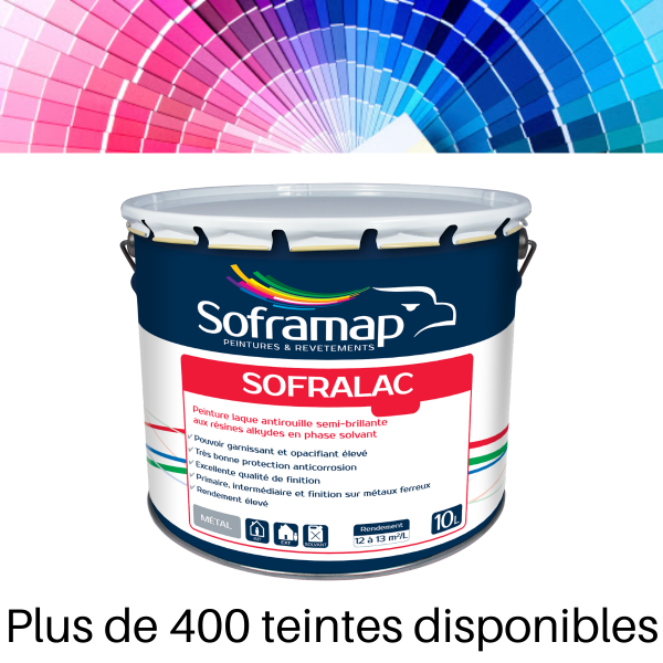 SOFRALAC Antirouille Semi-Brillant Teintable