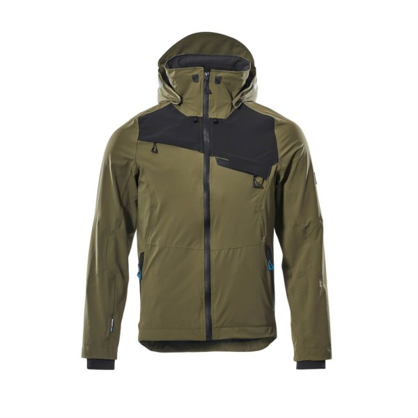 Veste Imperméable Stretch Vert Foncé