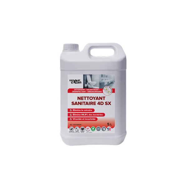 Nettoyant Sanitaire 5L 4D Fleur Blanche SX