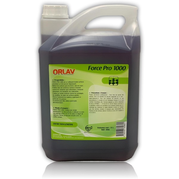 Dégraissant Nettoyant Surfaces FORCE PRO1000