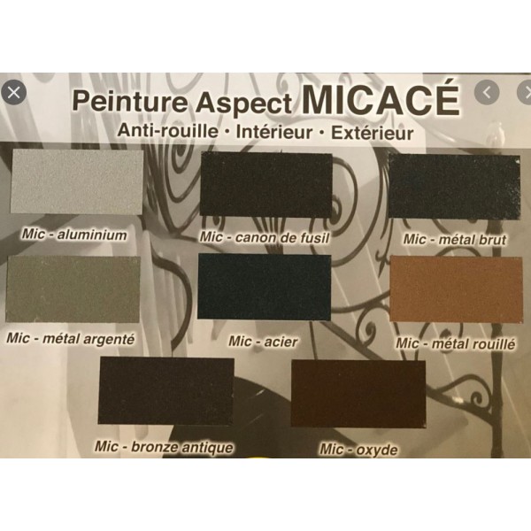 Peinture Métal Antirouille Finition Micacé